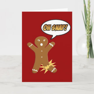 Grappige OH van de Peperkoek ONVERWACHTE Feestdagen Kaart