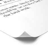 Grappige Ohana Hawaiin Familie Definitie Print (Hoek)