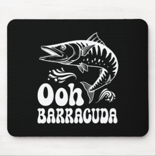 Grappige Ohh Barracuda Vissen Voor Rockmuziek Lief Muismat