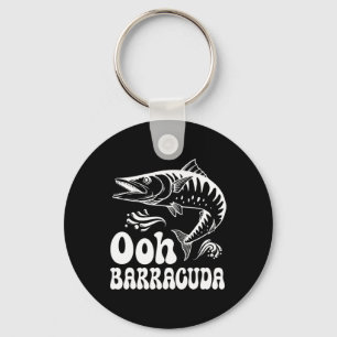 Grappige Ohh Barracuda Vissen Voor Rockmuziek Lief Sleutelhanger