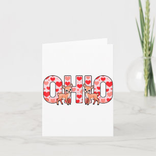 Grappige Ohio Herten Midwesterse Feest O-h-i-o Op  Kaart