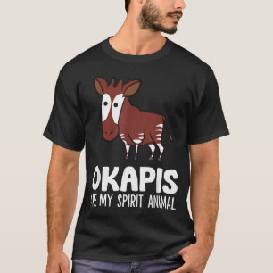 Grappige Okapi Liefhebber Okapis Zijn Mijn Geest T-shirt