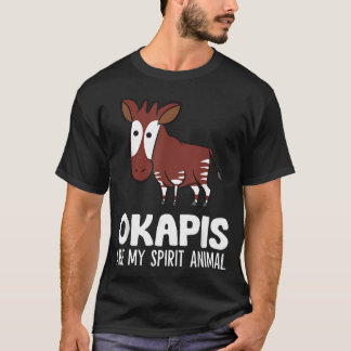 Grappige Okapi Liefhebber Okapis Zijn Mijn Geest T-shirt