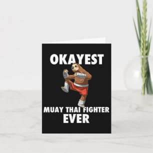 Grappige Okayest luiaard vechter ooit - Muay Thai Kaart