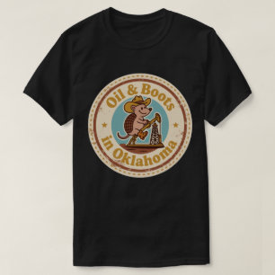 Grappige  Oklahoma Armadillo Cowboy Retro T-shirt