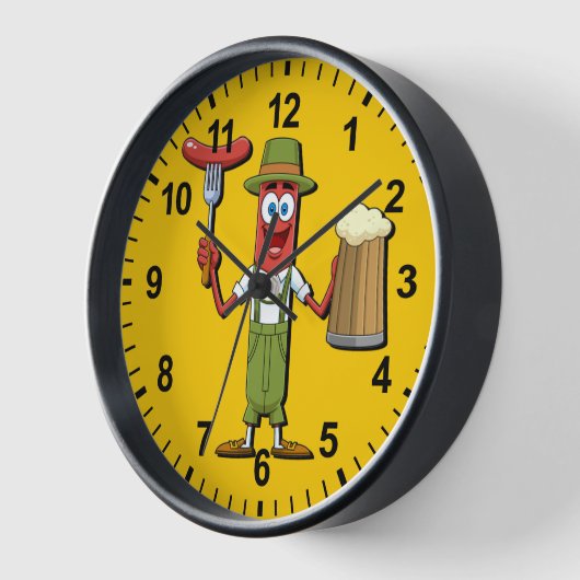 Grappige Oktoberfest Duitse worst (Hoek)