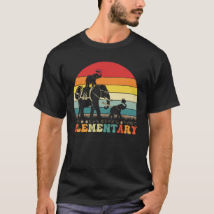 Grappige Olifant Basisonderwijs Terug naar School T-shirt