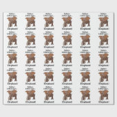 Grappige Olifant Cadeaupapier (Vlak)