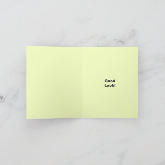 Grappige olifant en hart veel geluk kaart (Binnen)