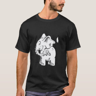 Grappige Olifant en Luiaard I Grappig Motief van W T-shirt