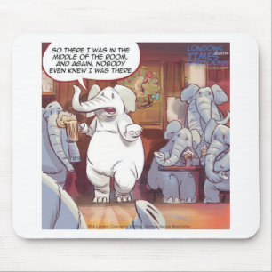 Grappige Olifant in de Kamer Muismat