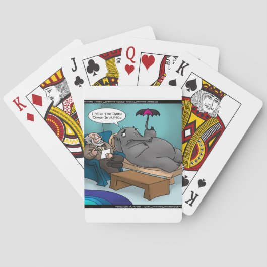 Grappige Olifant In Therapie Kaarten T-Shirts Cade (Achterkant)