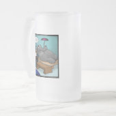 Grappige Olifant in Therapie Matglas Bierpul (Voorkant links)