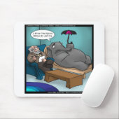 Grappige Olifant in Therapie Muismat (Met muis)