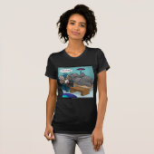 Grappige Olifant in Therapie T-shirt (Voorkant volledig)