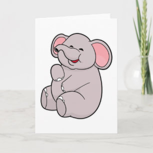Grappige Olifant Kaart