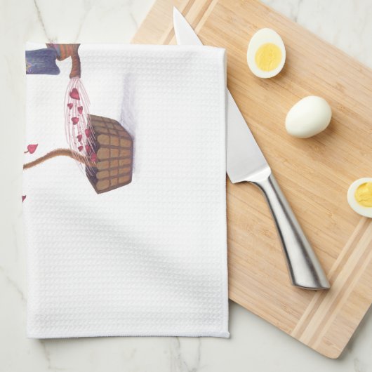 Grappige olifant Keuken Handdoeken (Quarter Fold)