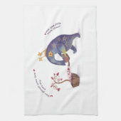 Grappige olifant Keuken Handdoeken (Verticaal)
