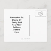 Grappige olifant wijziging van adreskaart aankondigingskaart (Achterkant)