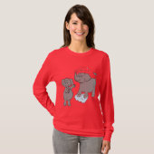 grappige olifanten - t - shirt voor vrouwen (Voorkant volledig)