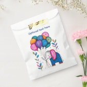 GRAPPIGE OLIFANTENBALLONNEN BEDANKZAKJE (Gezegeld)