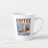 Grappige olifantenkoffie repareert alles Cartoon Latte Mok (Rechts)