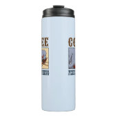 Grappige olifantenkoffie repareert alles Cartoon Thermosbeker (Voorkant)