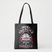 Grappige oma cornhole corn hole tote bag (Voorkant)
