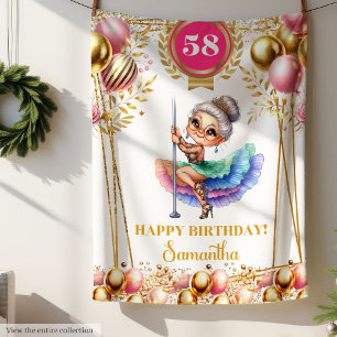 Grappige oma deken humor cadeau pensionering