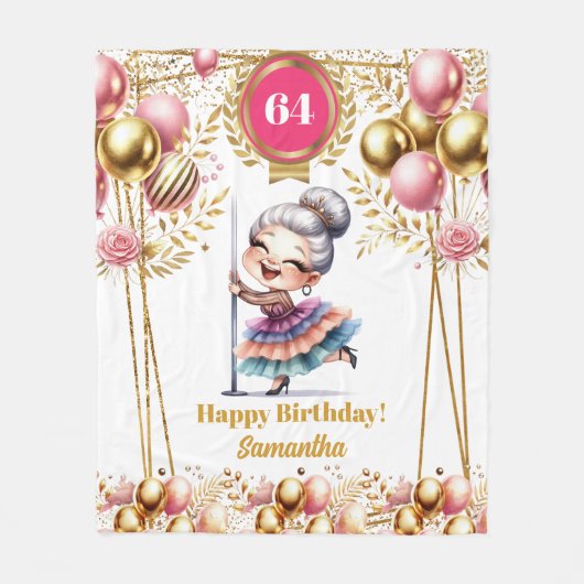 Grappige oma deken pensioen cadeau idee (Voorkant)