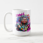 Grappige oma "Ik vond het leuk, dus het is van mij Koffiemok (Links)