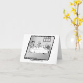 Grappige oma kaart (Gele Bloem)