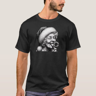 Grappige oma Nana likt suikerstok oma Chris T-shirt