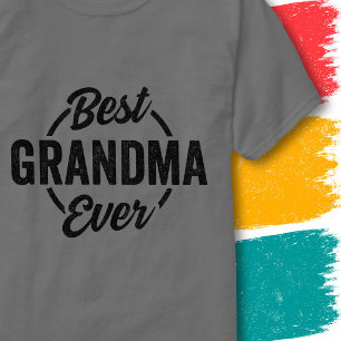 Grappige oma retro vintage Beste oma ooit T-shirt