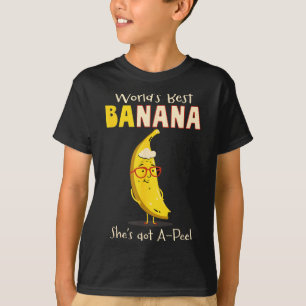 Grappige oma werelds oma banaan grap t-shirt