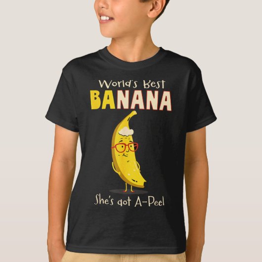 Grappige oma werelds oma banaan grap t-shirt (Voorkant)