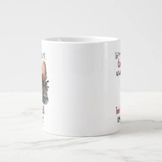 Grappige oma wilde kalkoen jagen Mok (Voorkant)