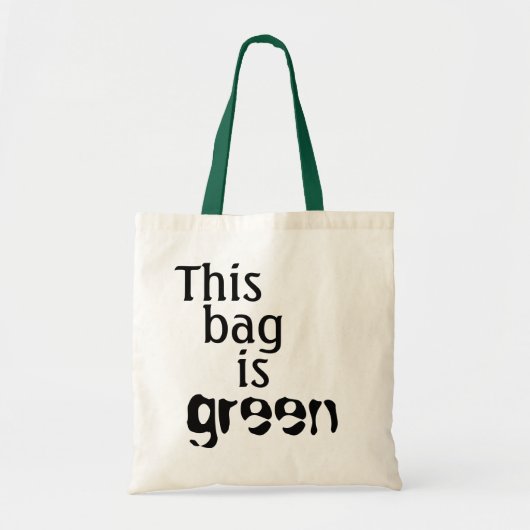 Grappige omgevingscitaten humor pun herbruikbaar tote bag (Voorkant)