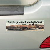 Grappige onafhankelijke vakman bumpersticker (Op auto)