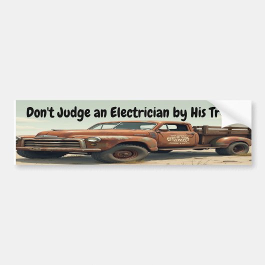 Grappige onafhankelijke vakman bumpersticker (Voorkant)