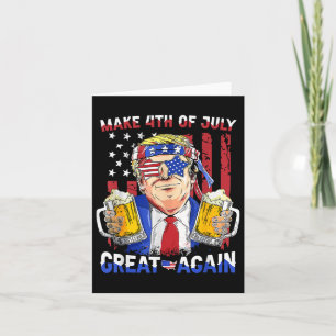 Grappige Onafhankelijkheidsdag Trump maakt 4 juli  Kaart