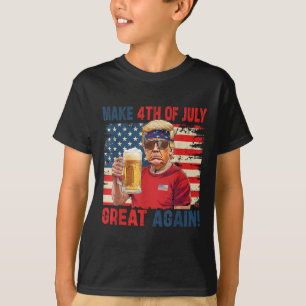 Grappige Onafhankelijkheidsdag Trump maakt 4 juli  T-shirt