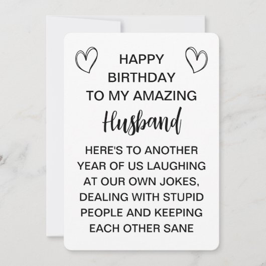 Grappige onbeleefde verjaardag Kaart voor man en v (Voorkant)