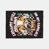 Grappige onbetaalde tech pc support oranje tabby k fleece deken (Voorkant (Horizontaal))