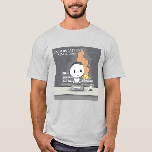 Grappige Onderbezetting Sinds 2020 Apotheekmedewer T-shirt (Voorkant)