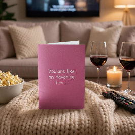 Grappige Ondersteunende Liefde Valentijnsdagkaart Kaart
