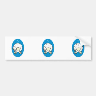 Grappige onderwater golfbal met zijn neus bumpersticker