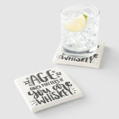 Grappige onderzetters, Whiskey Onderzetters (Zijkant)