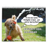 Grappige Ondeugende Hond Kalender (Hoes)