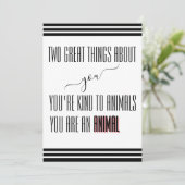 Grappige & ondeugende Kaart voor uw Man (Staand voorkant)